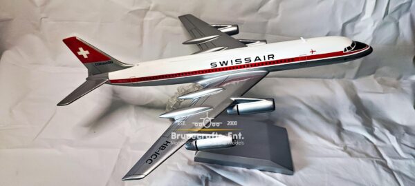 Convair 990A Coronado Swissairwith detailed craftsmanship.